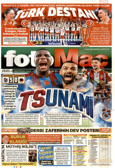 FOTOMAÇ 7 Eylül 2026 gazete manşeti