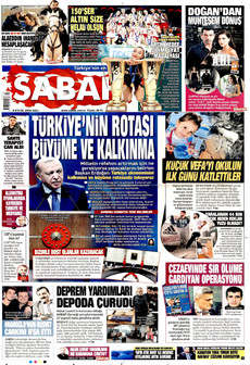 SABAH 8 Eylül 2026 gazete manşeti