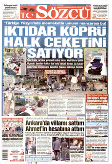 SÖZCÜ 8 Eylül 2026 gazete manşeti