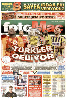FOTOMAÇ 8 Eylül 2026 gazete manşeti