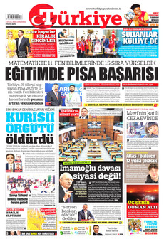 TÜRKİYE GAZETESİ 9 Eylül 2026 gazete manşeti