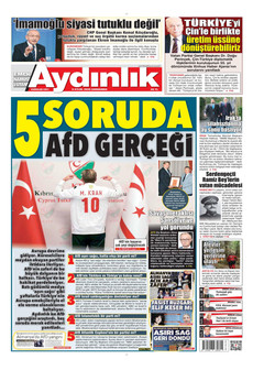 AYDINLIK GAZETESİ 9 Eylül 2026 gazete manşeti
