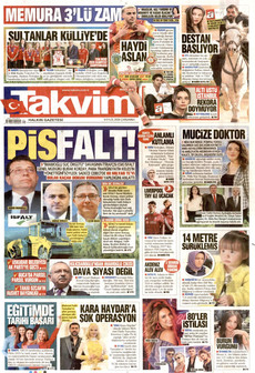 TAKVİM 9 Eylül 2026 gazete manşeti