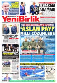 YENİBİRLİK 10 Eylül 2026 gazete manşeti