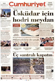 CUMHURİYET 11 Eylül 2026 gazete manşeti