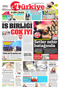 TÜRKİYE GAZETESİ 11 Eylül 2026 gazete manşeti