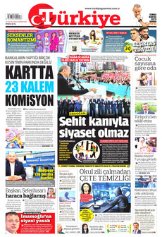 TÜRKİYE GAZETESİ 12 Eylül 2026 gazete manşeti