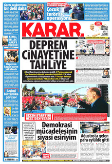 KARAR 12 Eylül 2026 gazete manşeti