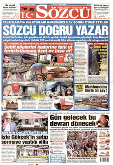 SÖZCÜ 13 Eylül 2026 gazete manşeti