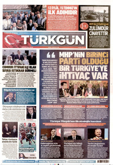 TÜRKGÜN 13 Eylül 2026 gazete manşeti