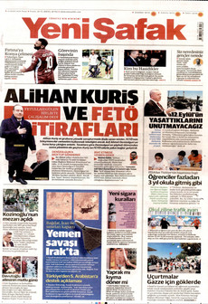 YENİ ŞAFAK 13 Eylül 2026 gazete manşeti
