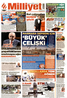 MİLLİYET 13 Eylül 2026 gazete manşeti