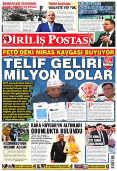 DİRİLİŞ POSTASI 13 Eylül 2026 gazete manşeti