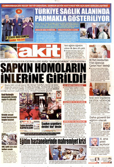 YENİ AKİT 14 Eylül 2026 gazete manşeti