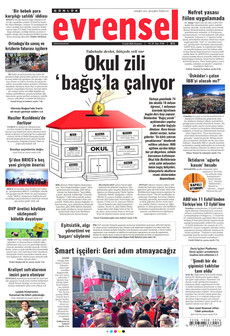 EVRENSEL 14 Eylül 2026 gazete manşeti