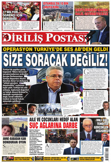 DİRİLİŞ POSTASI 14 Eylül 2026 gazete manşeti