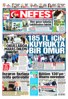 NEFES 15 Eylül 2026 Gazete Manşeti Küçük