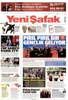 YENİ ŞAFAK 15 Eylül 2026 Gazete Manşeti Küçük