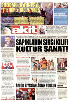 YENİ AKİT 15 Eylül 2026 Gazete Manşeti Küçük
