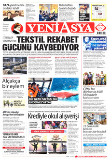 YENİ ASYA 15 Eylül 2026 Gazete Manşeti Küçük