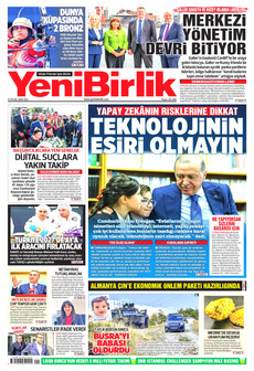 YENİBİRLİK 15 Eylül 2026 Gazete Manşeti Küçük