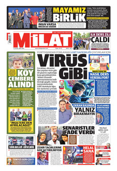 MİLAT 15 Eylül 2026 Gazete Manşeti Küçük