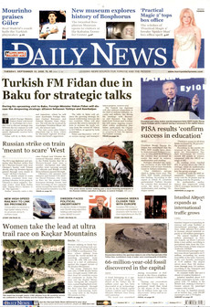 HÜRRİYET DAİLY NEWS 15 Eylül 2026 Gazete Manşeti Küçük