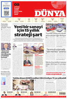 DÜNYA 15 Eylül 2026 gazete manşeti