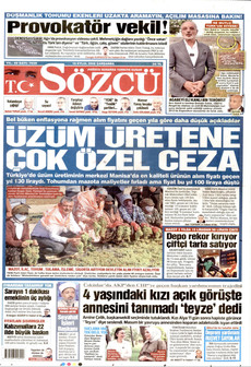 SÖZCÜ 16 Eylül 2026 gazete manşeti