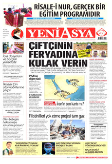 YENİ ASYA 16 Eylül 2026 gazete manşeti