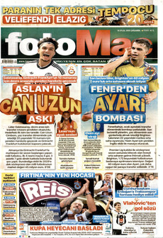 FOTOMAÇ 16 Eylül 2026 gazete manşeti