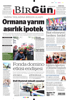 BİRGÜN 17 Eylül 2026 Gazete Manşeti Küçük