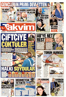 TAKVİM 17 Eylül 2026 Gazete Manşeti Küçük