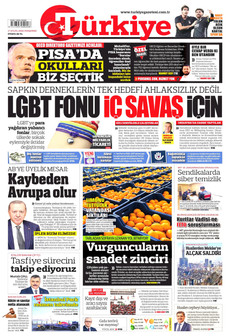 TÜRKİYE GAZETESİ 17 Eylül 2026 gazete manşeti