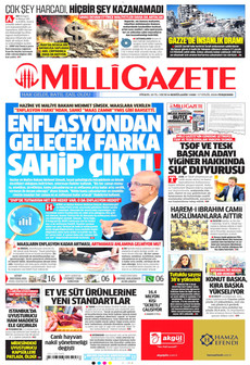 MİLLİ GAZETE 17 Eylül 2026 gazete manşeti