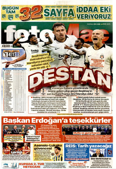 FOTOMAÇ 18 Eylül 2026 Gazete Manşeti Küçük