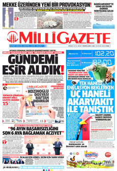MİLLİ GAZETE 18 Eylül 2026 gazete manşeti