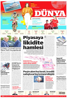 DÜNYA 18 Eylül 2026 gazete manşeti