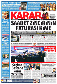 KARAR 19 Eylül 2026 gazete manşeti