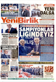 YENİBİRLİK 19 Eylül 2026 gazete manşeti