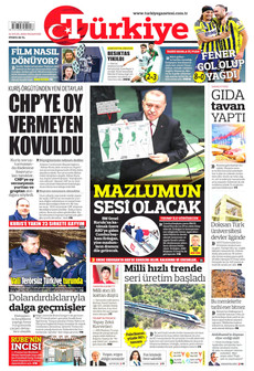 TÜRKİYE GAZETESİ 21 Eylül 2026 gazete manşeti